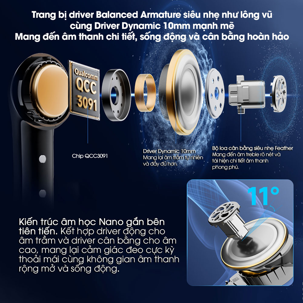 Tai nghe Bluetooth Earfun Air Pro 4+ - Ảnh 10